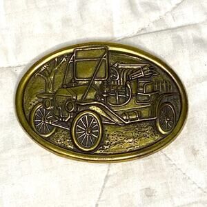 Vintage Model A car belt buckle
